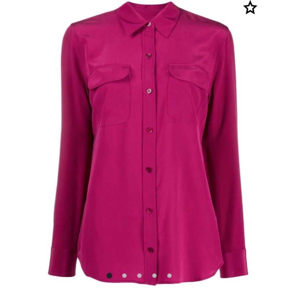 Equipment Femme 100% silk button down